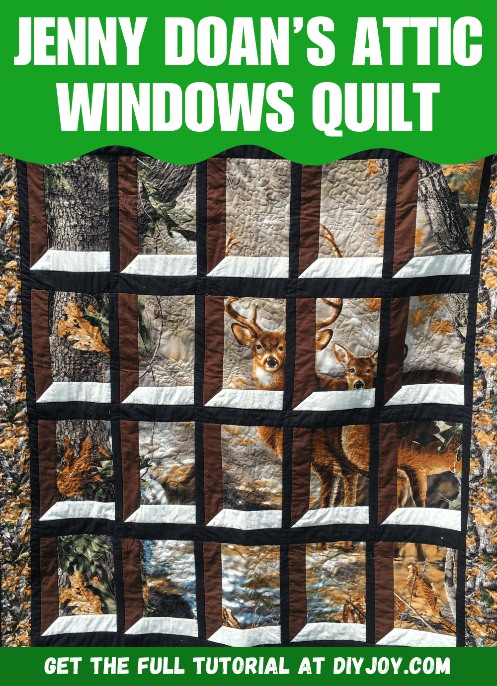 Jenny Doan\'s Easy Attic Windows Quilt Tutorial