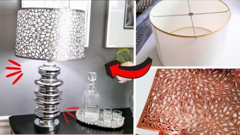 Lampshade Upgrade Using Placemats | DIY Joy Projects and Crafts Ideas