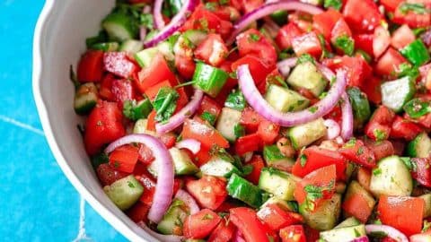 Lazy Mediterranean Salad Recipe | DIY Joy Projects and Crafts Ideas