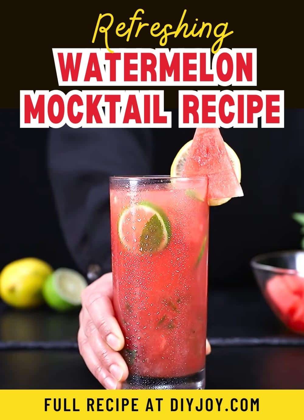 Refreshing Watermelon Mocktail Recipe