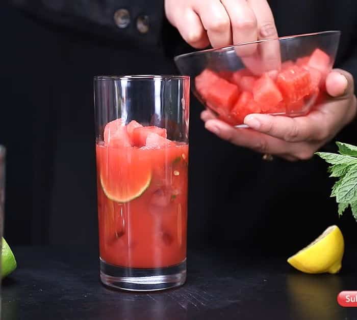 Refreshing Watermelon Mocktail Recipe Instructions