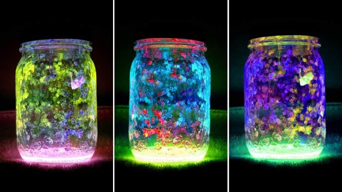 DIY Glow In The Dark Mason Jars!