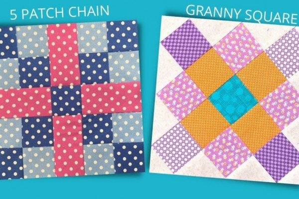 Two Easy Jelly Roll Blocks For Beginners