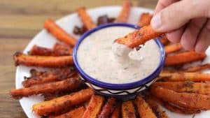 Baked Carrot Fries Recipe