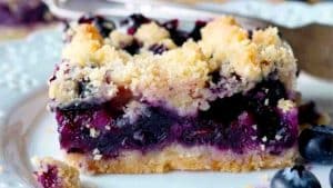 Blueberry Crumble Bars Recipe