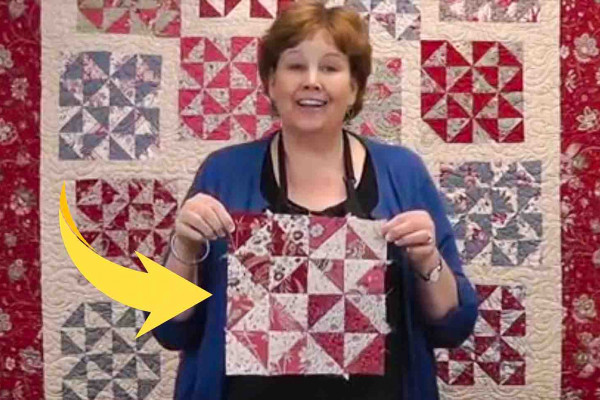 Broken Dishes Quilt Using Precut Fabrics