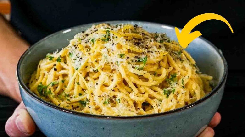 Creamy Garlic Lemon Pasta Recipe