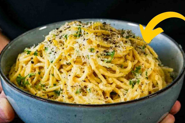 Creamy Garlic Lemon Pasta Recipe