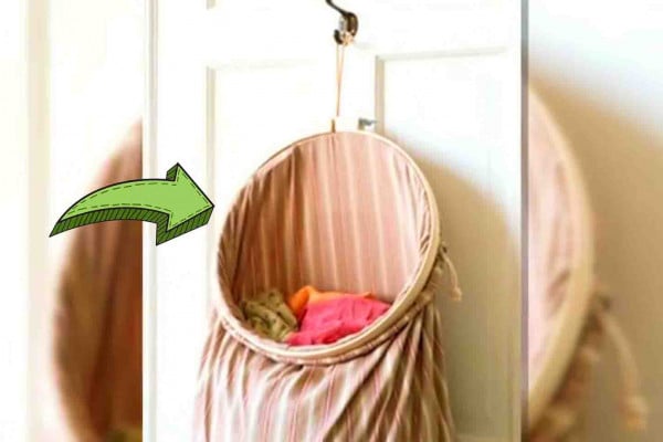 DIY Ever-Open Laundry Bag Tutorial