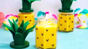 Easy DIY Pineapple Candles Tutorial