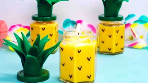 Easy DIY Pineapple Candles Tutorial | DIY Joy Projects and Crafts Ideas