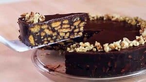 Easy No-Bake Chocolate Biscuit Cake Recipe