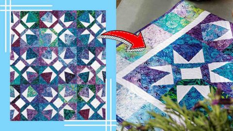 Easy Star Shine Quilt Tutorial | DIY Joy Projects and Crafts Ideas
