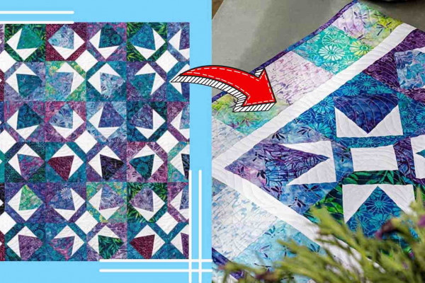 Easy Star Shine Quilt Tutorial