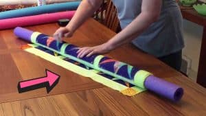 How to Make a Quilt Sandwich Using Pool Noodles