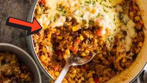 Mexican Ground Beef Rice Casserole