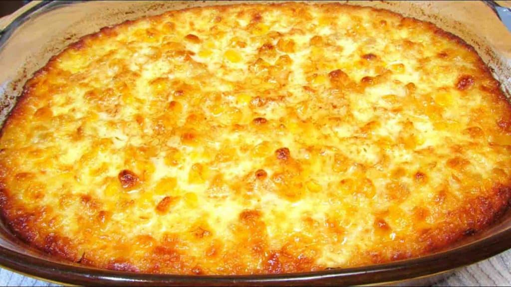 Old-Fashioned Corn Pudding Casserole Recipe