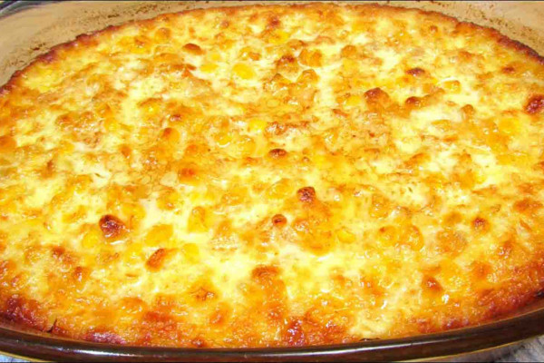 Old-Fashioned Corn Pudding Casserole Recipe