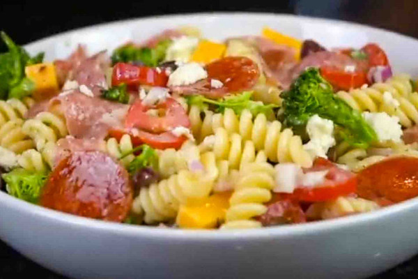 Pasta Salad with Homemade Dressing Recipe