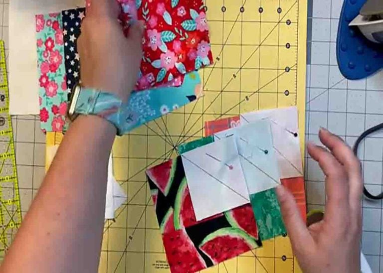 Scrappy Star Quilt Block Tutorial