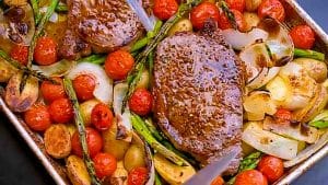 Sheet Pan Steak and Potatoes Recipe