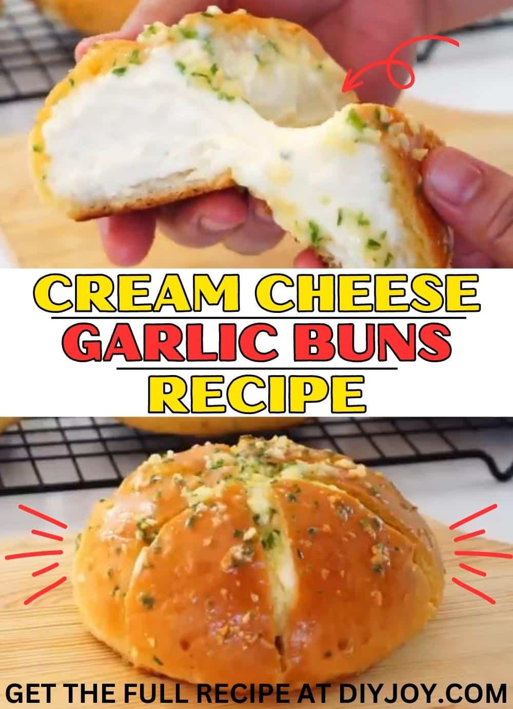 Cream Cheese Garlic Buns Recipe