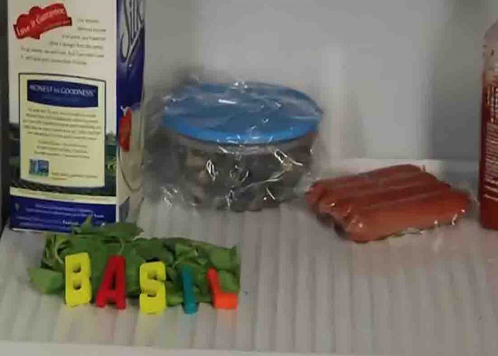 Do not store basil in the fridge