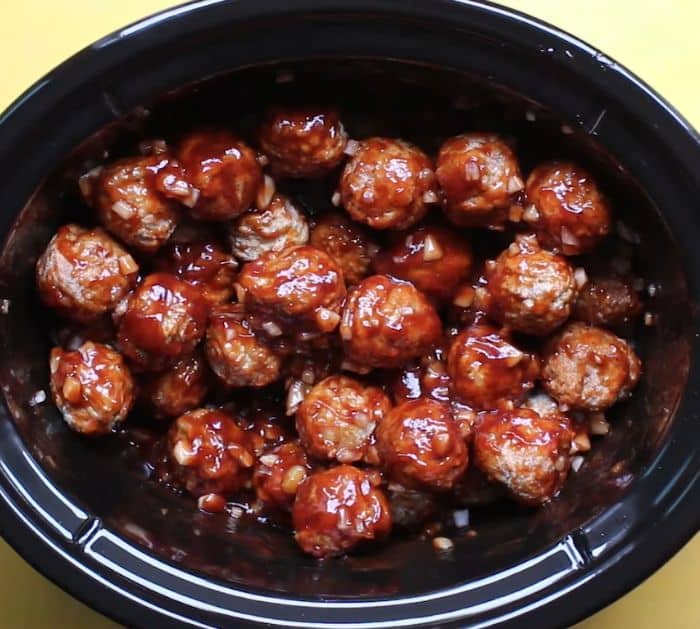 3-Ingredient Slow Cooker Meatballs