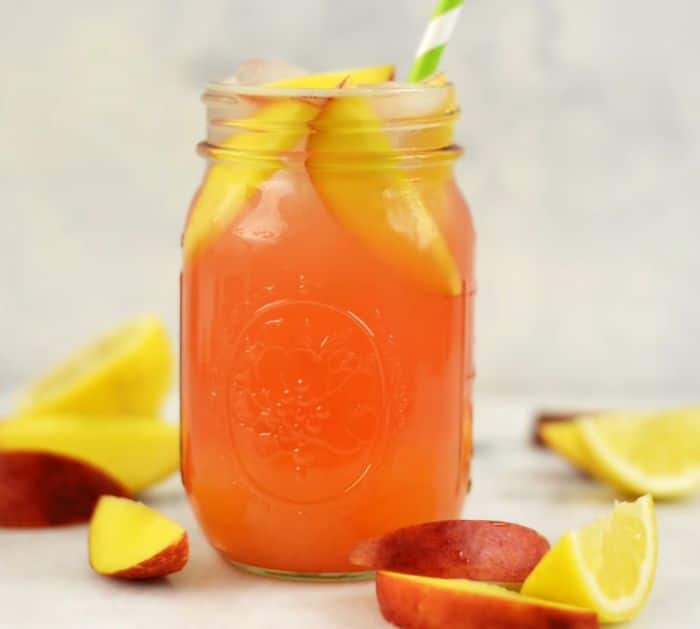 4 Easy Lemonade Recipes peaches