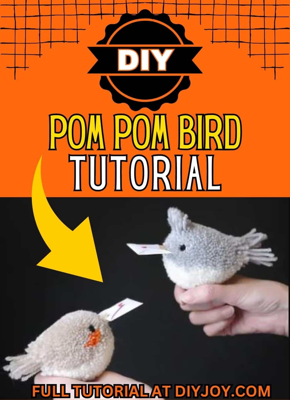 DIY Pom Pom Love Birds Tutorial