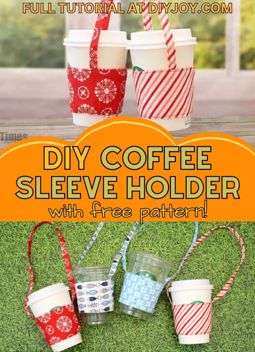 DIY Coffee Sleeve Holder Tutorial