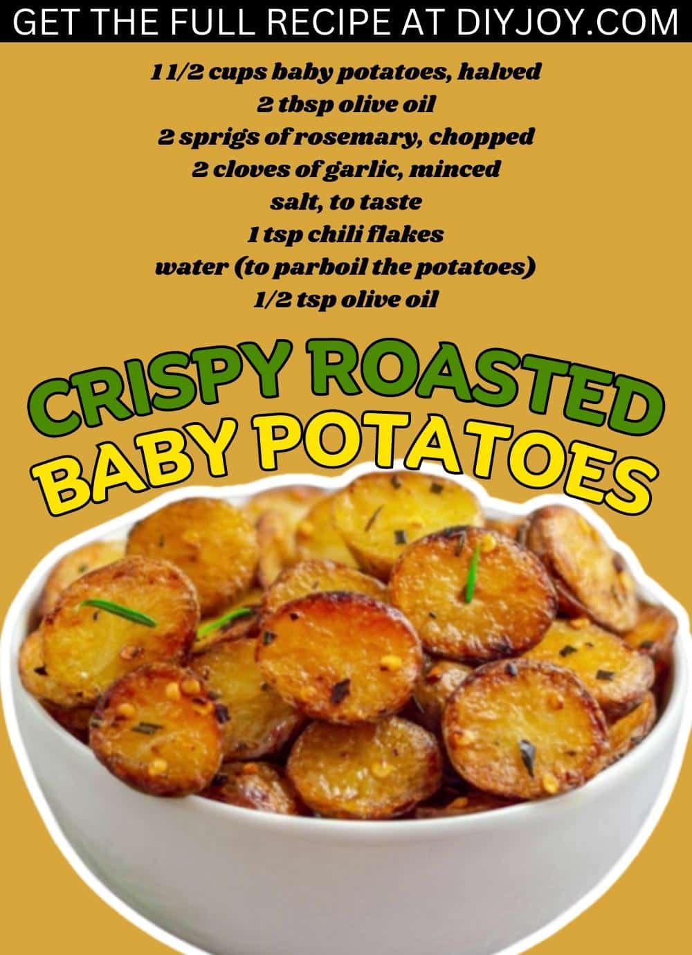 Crispy Roasted Baby Potatoes Recipe