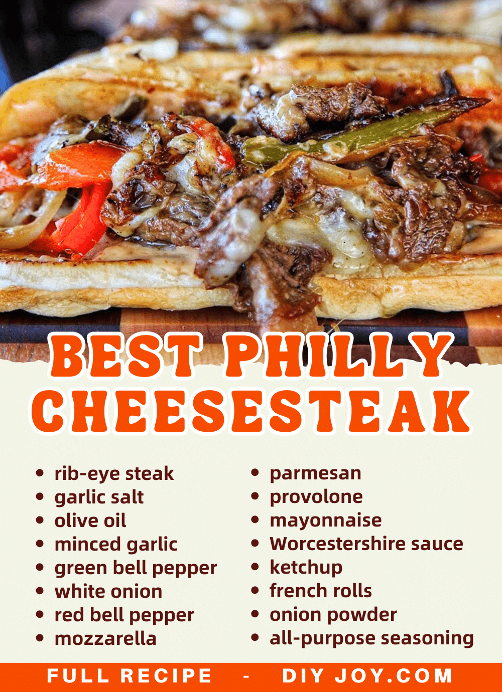 Best Philly Cheesesteak Recipe