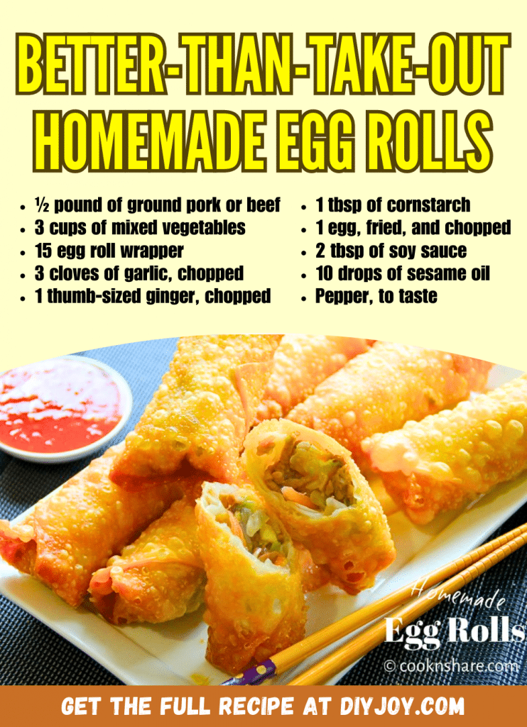 BetterThanTakeOut Homemade Egg Rolls Recipe