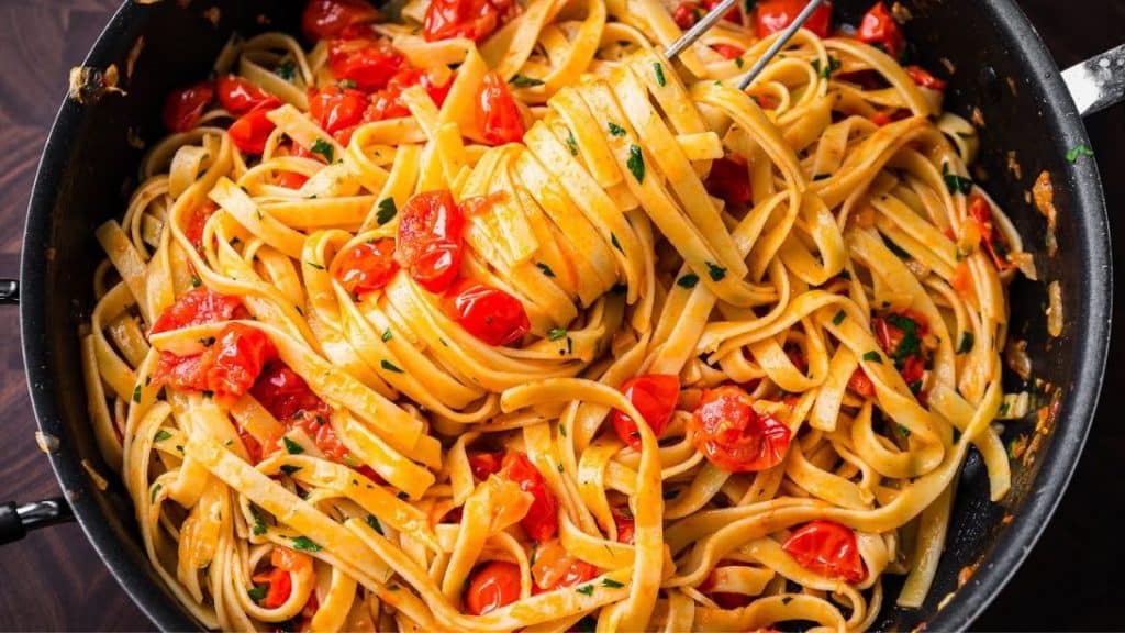 Cherry Tomato Butter Sauce Pasta