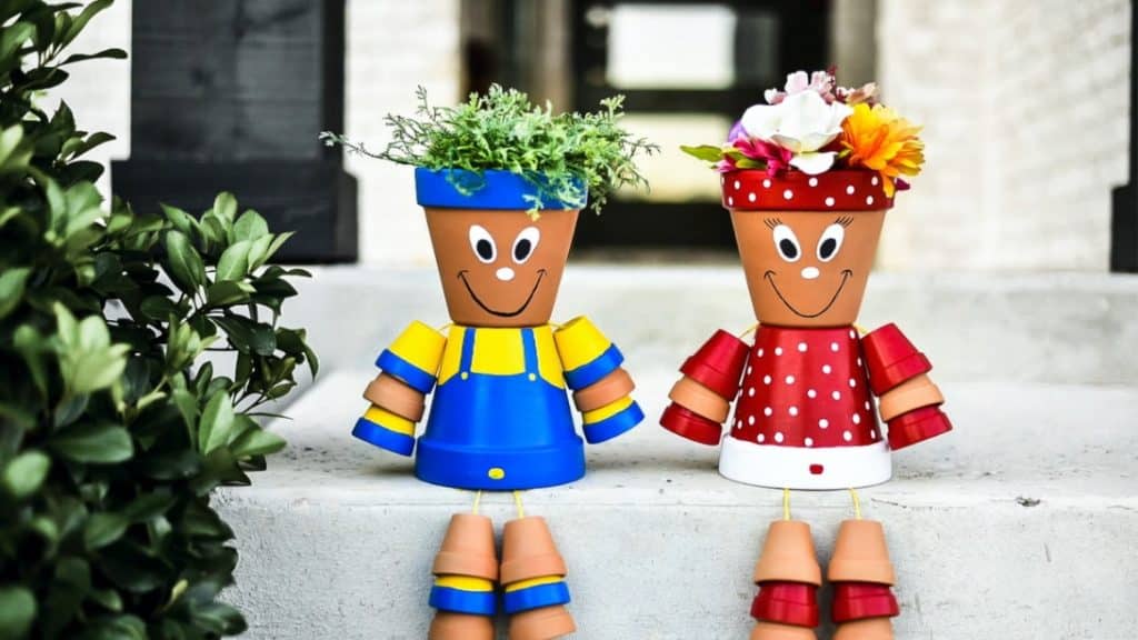 DIY Pot People Garden Decor