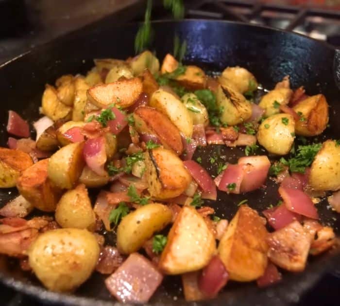 Delicious Pan Fried Potatoes Ingredients