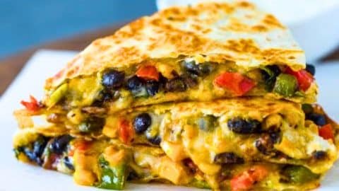 Easy Southwest Cheesy Veggie Quesadillas Recipe | DIY Joy Projects and Crafts Ideas