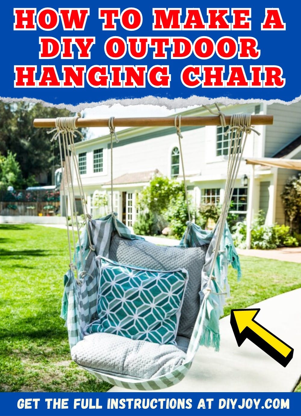 Diy outdoor hanging discount chair