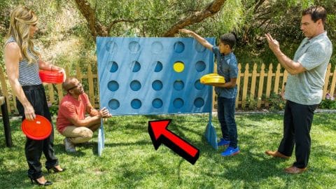 How to Build a DIY Backyard Connect Four | DIY Joy Projects and Crafts Ideas