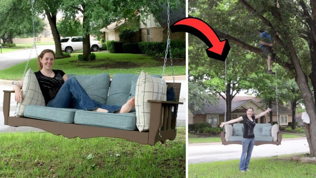 How to Build a DIY Hanging Bed Swing