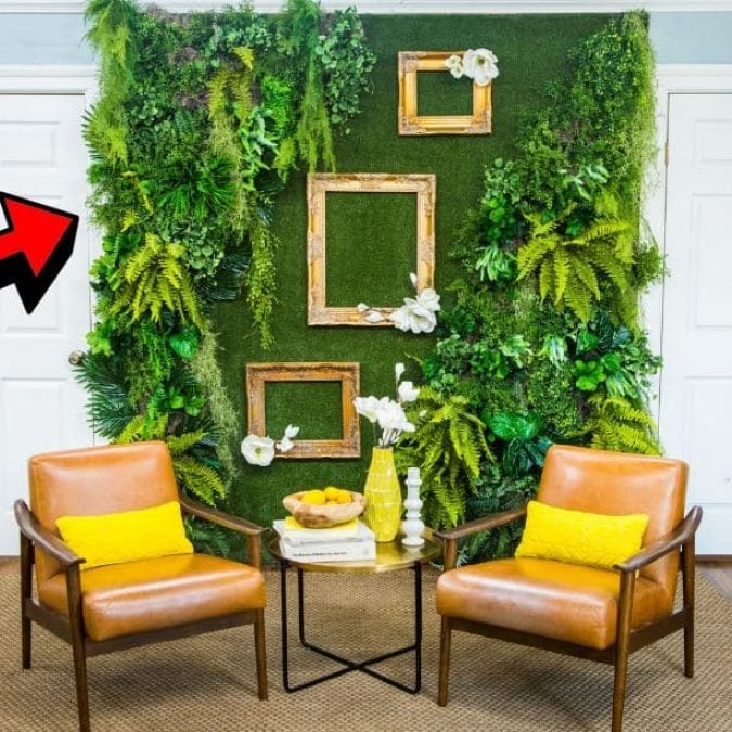 How to Make a DIY Faux Living Plant Wall - DIY Joy