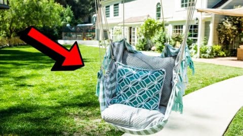 How to Make a DIY Outdoor Hanging Chair | DIY Joy Projects and Crafts Ideas