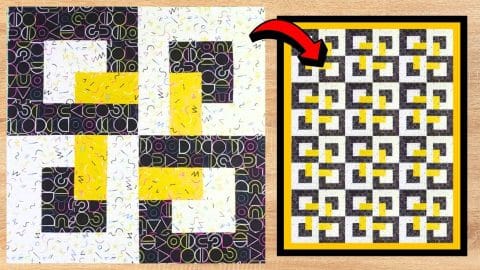 How to Make an Interwoven Quilt Block (with Free Pattern) | DIY Joy Projects and Crafts Ideas
