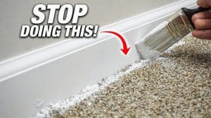 How to Paint Baseboards Over Carpet Neatly