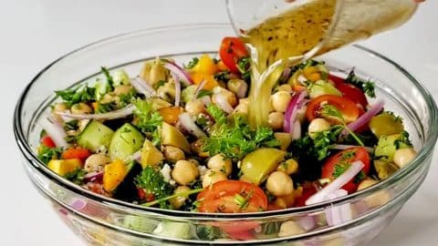 Mediterranean Chickpea Salad Recipe | DIY Joy Projects and Crafts Ideas