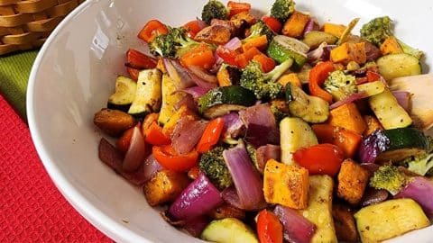 Roasted Vegetables With Balsamic Vinaigrette | DIY Joy Projects and Crafts Ideas