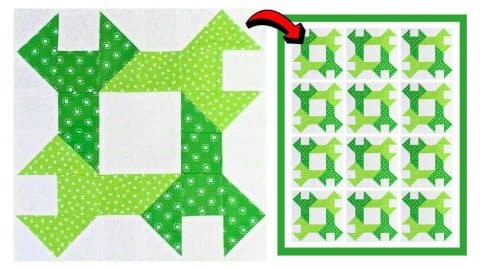 Super Easy Crab Claws Quilt Block Tutorial (with Free Pattern) | DIY Joy Projects and Crafts Ideas