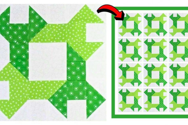 Super Easy Crab Claws Quilt Block Tutorial (with Free Pattern)