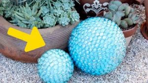 DIY Garden Globe with Dollar Store Supplies